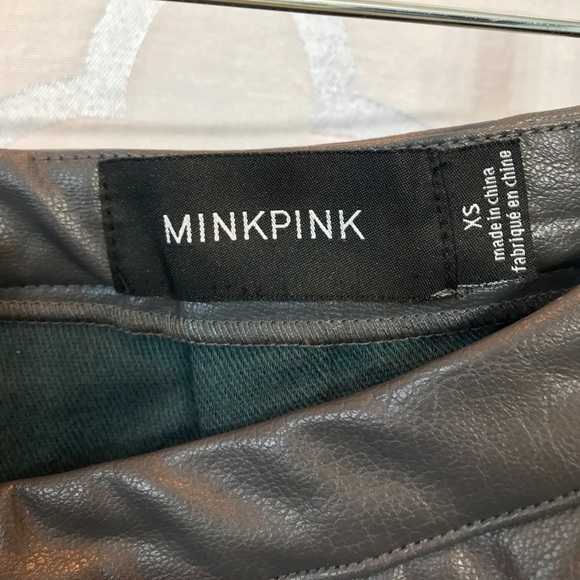 GRAY MON CHERIE PU SKIRT! - Picture 5 of 8